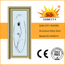 Modern Bathroom Type Aluminum Door Designs (SC-AAD012)